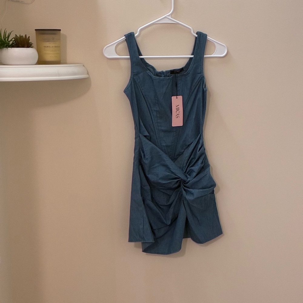 Blue Mini Dress